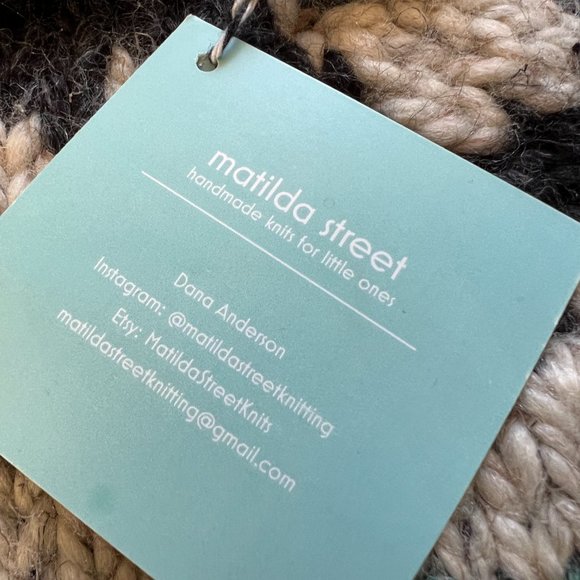 Matilda Street Handmade Knit Toddler Sweater - Picture 3 of 5